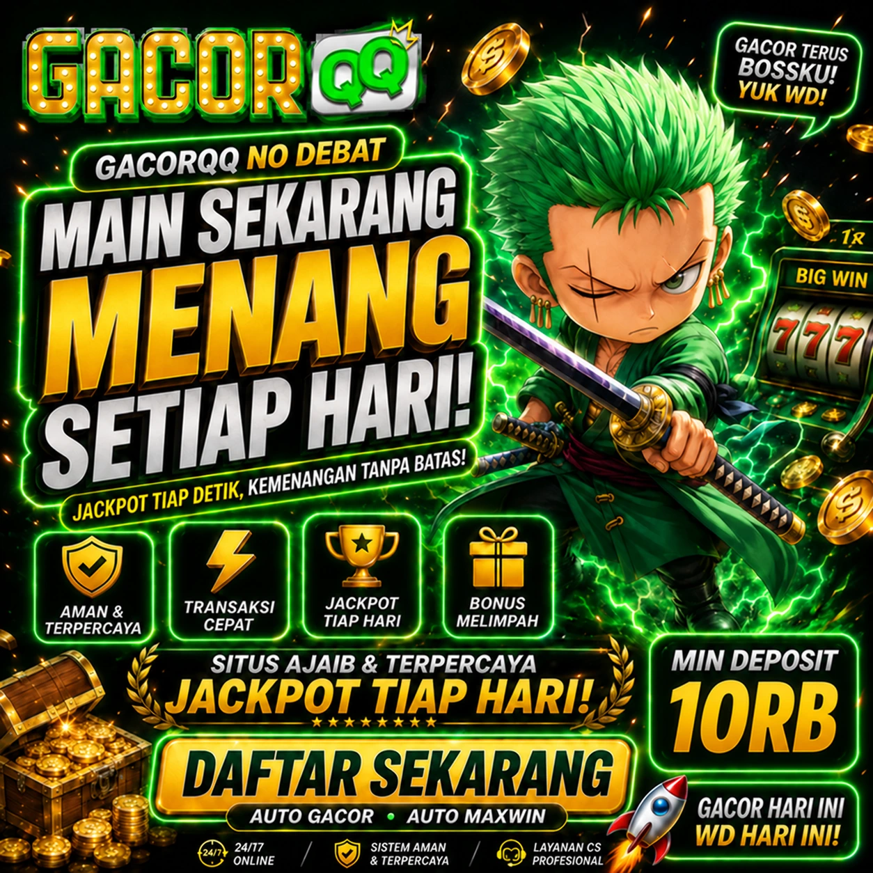 Slot dp GACORQQ Front Black 
